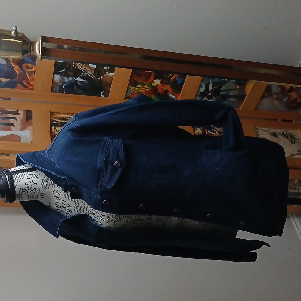 DG2 by Diane Gilman Dark Blue Jean Jacket